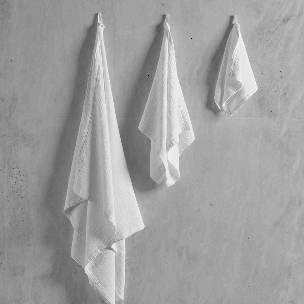 Punto Cotton Gauze Bath Towel Pack. From $149.00. Available at George Street Linen