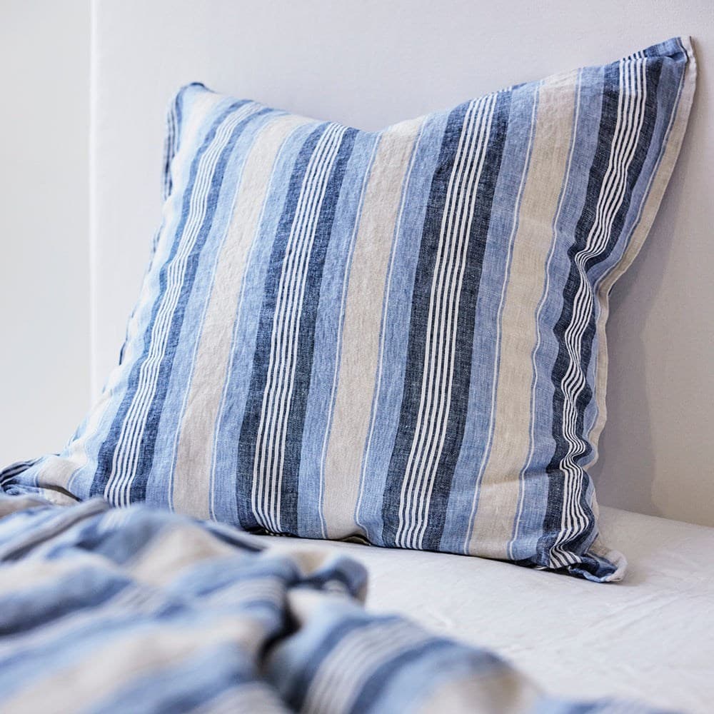 Pure Linen European Pillowcase. From $89.00. Available at George Street Linen