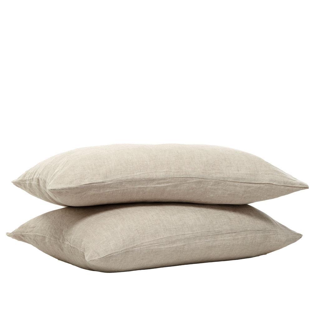 Pure Linen Pillowcase. From $79.00. Available at George Street Linen