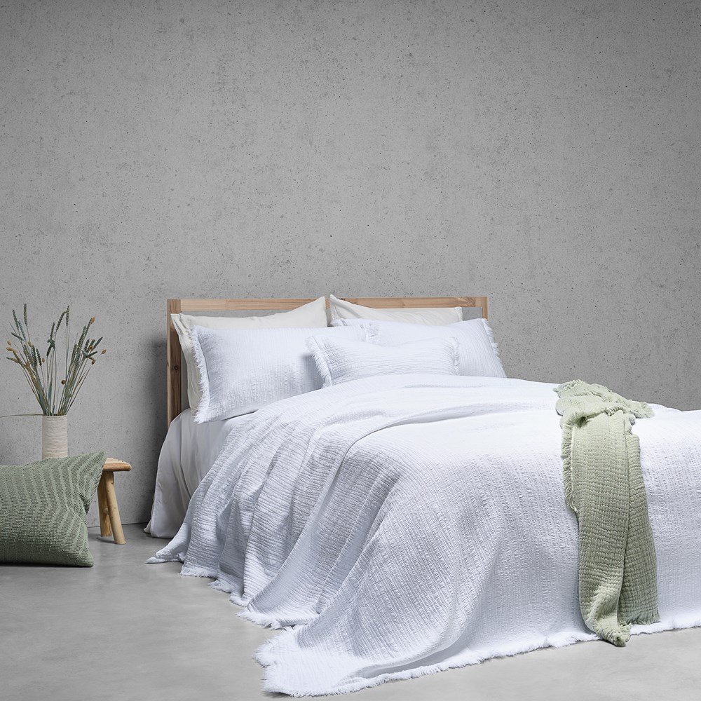 AMBIENCE Cotton Blanket. From $299.00. Available at George Street Linen