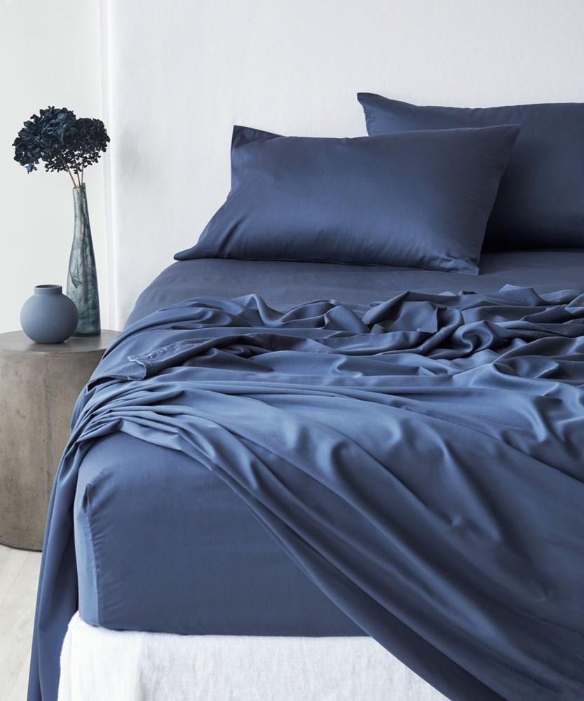 Bamboo Cotton Flat Sheet. From $99.95. Available at George Street Linen