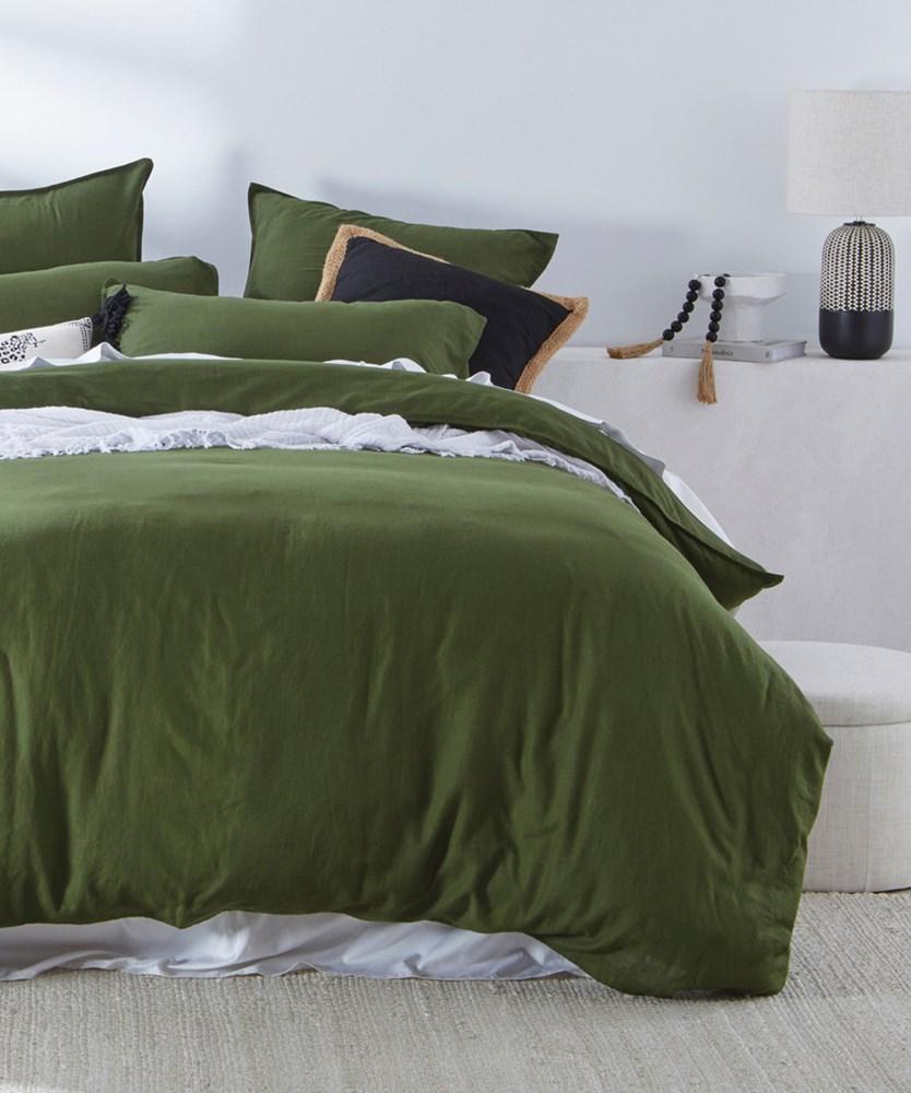 Cambric Cotton Duvet Cover Set. From $159.99. Available at George Street Linen