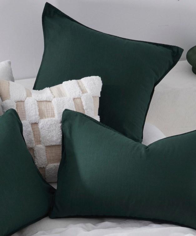 Cambric Cotton European Pillowcase. From $29.95. Available at George Street Linen