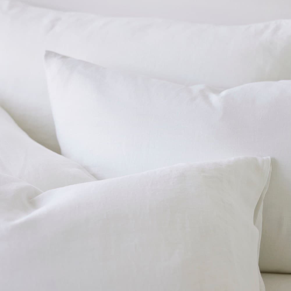 Pure Linen Pillowcase. From $79.00. Available at George Street Linen