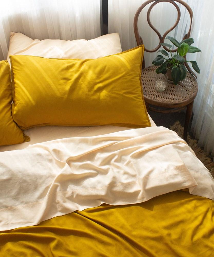 Bamboo Linen Duvet Cover Set. From $199.00. Available at George Street Linen