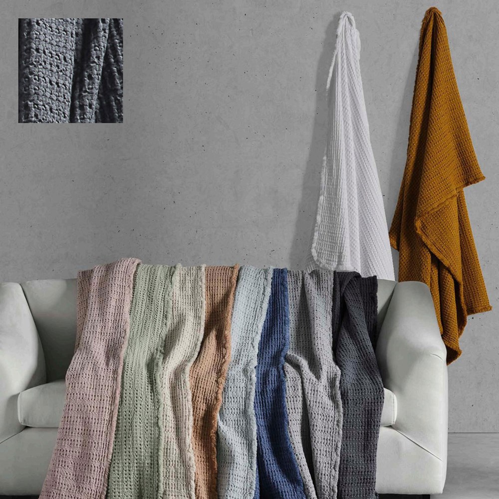 Nasa Cotton Waffle Throw. From $159.00. Available at George Street Linen