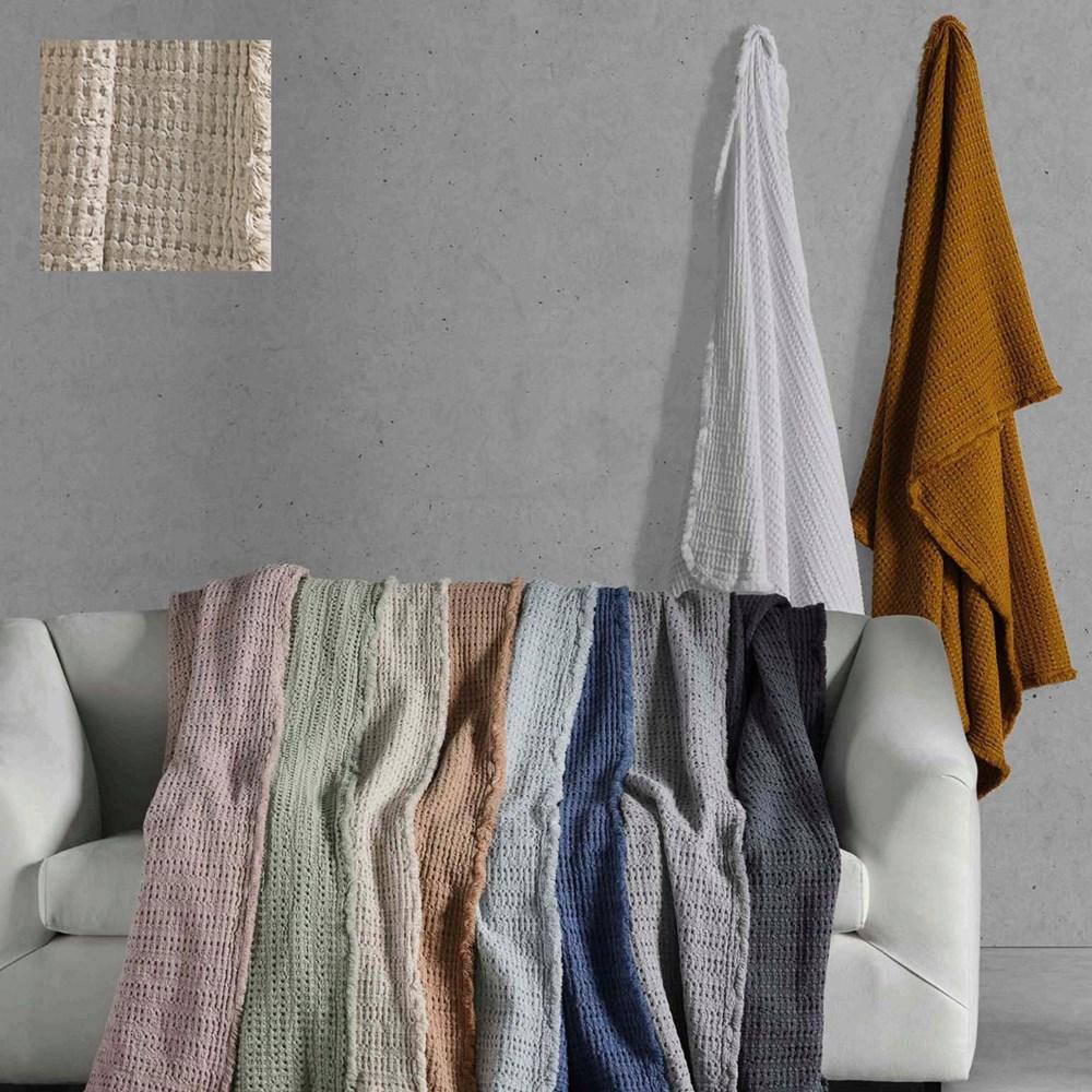 Nasa Cotton Waffle Throw. From $159.00. Available at George Street Linen