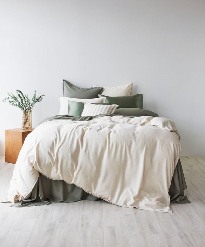 Bamboo Linen Duvet Cover Set. From $199.00. Available at George Street Linen